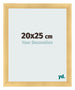 Cadre Photo 20x25cm Or Vintage MDF Pisa De Face Mesure | Yourdecoration.fr