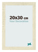 Cadre Photo 20x30cm Chene Sonoma MDF Pisa De Face Mesure | Yourdecoration.fr