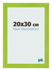 Cadre Photo 20x30cm Vert MDF Pisa De Face Mesure | Yourdecoration.fr