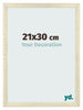 Cadre Photo 21x30cm Chene Sonoma MDF Pisa De Face Mesure | Yourdecoration.fr