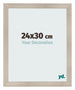 Cadre Photo 24x30cm Chene Rustique MDF Pisa De Face Mesure | Yourdecoration.fr