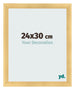 Cadre Photo 24x30cm Or Vintage MDF Pisa De Face Mesure | Yourdecoration.fr