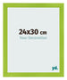 Cadre Photo 24x30cm Vert MDF Pisa De Face Mesure | Yourdecoration.fr