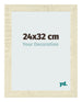 Cadre Photo 24x32cm Chene Sonoma MDF Pisa De Face Mesure | Yourdecoration.fr