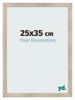 Cadre Photo 25x35cm Chene Rustique MDF Pisa De Face Mesure | Yourdecoration.fr