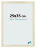 Cadre Photo 25x35cm Chene Sonoma MDF Pisa De Face Mesure | Yourdecoration.fr