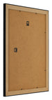 Cadre Photo 28x35cm Noir Argent Poli MDF Pisa Arriere Oblique | Yourdecoration.fr