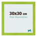 Cadre Photo 30x30cm Vert MDF Pisa De Face Mesure | Yourdecoration.fr