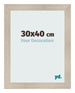 Cadre Photo 30x40cm Chene Rustique MDF Pisa De Face Mesure | Yourdecoration.fr
