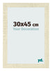 Cadre Photo 30x45cm Chene Sonoma MDF Pisa De Face Mesure | Yourdecoration.fr