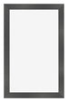 Cadre Photo 30x50cm Noir Argent Poli MDF Pisa De Face | Yourdecoration.fr