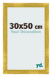 Cadre Photo 30x50cm Or Vintage MDF Pisa De Face Mesure | Yourdecoration.fr