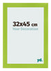 Cadre Photo 32x45cm Vert MDF Pisa De Face Mesure | Yourdecoration.fr