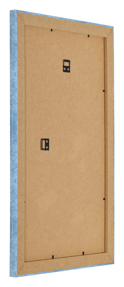 Cadre Photo 33x48cm Bleu Brillant Patine MDF Pisa Arriere Oblique | Yourdecoration.fr