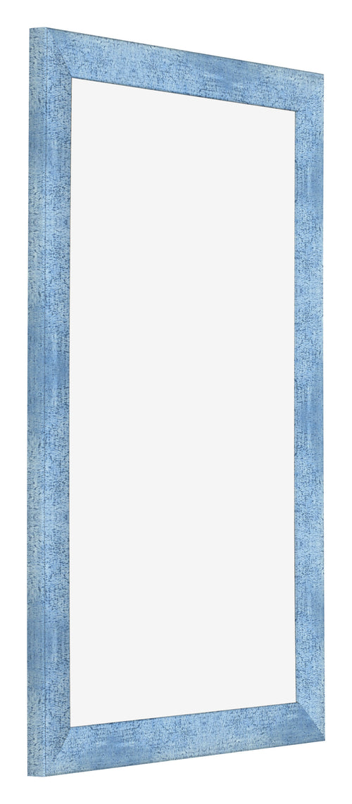 Cadre Photo 33x48cm Bleu Brillant Patine MDF Pisa De Face Oblique | Yourdecoration.fr