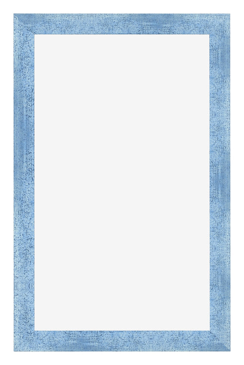 Cadre Photo 33x48cm Bleu Brillant Patine MDF Pisa De Face | Yourdecoration.fr