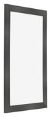 Cadre Photo 33x48cm Noir Argent Poli MDF Pisa De Face Oblique | Yourdecoration.fr