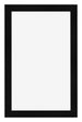 Cadre Photo 33x48cm Noir Argent Poli MDF Pisa De Face | Yourdecoration.fr