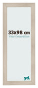 Cadre Photo 33x98cm Chene Rustique MDF Pisa De Face Mesure | Yourdecoration.fr