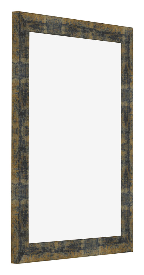 Cadre Photo 36x48cm Bleu Or Melange MDF Pisa De Face Oblique | Yourdecoration.fr