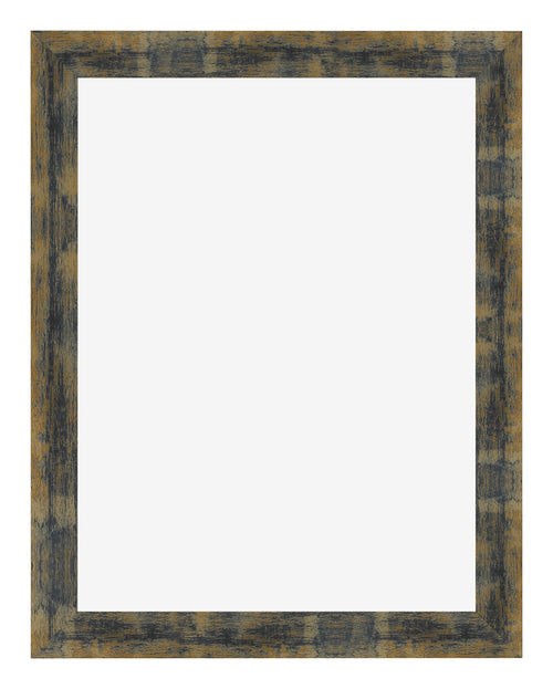 Cadre Photo 36x48cm Bleu Or Melange MDF Pisa De Face | Yourdecoration.fr
