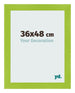 Cadre Photo 36x48cm Vert MDF Pisa De Face Mesure | Yourdecoration.fr