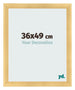 Cadre Photo 36x49cm Or Vintage MDF Pisa De Face Mesure | Yourdecoration.fr