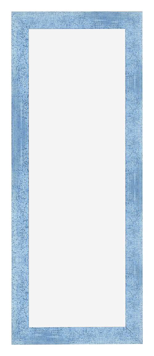 Cadre Photo 37 5x98cm Bleu Brillant Patine MDF Pisa De Face | Yourdecoration.fr