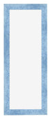 Cadre Photo 37 5x98cm Bleu Brillant Patine MDF Pisa De Face | Yourdecoration.fr