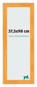 Cadre Photo 37 5x98cm Orange MDF Pisa De Face Mesure | Yourdecoration.fr