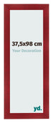 Cadre Photo 37 5x98cm Vin Rouge Patine MDF Pisa De Face Mesure | Yourdecoration.fr