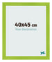 Cadre Photo 40x45cm Vert MDF Pisa De Face Mesure | Yourdecoration.fr