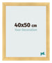 Cadre Photo 40x50cm Or Vintage MDF Pisa De Face Mesure | Yourdecoration.fr