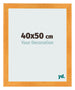 Cadre Photo 40x50cm Orange MDF Pisa De Face Mesure | Yourdecoration.fr