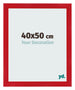 Cadre Photo 40x50cm Rouge MDF Pisa De Face Mesure | Yourdecoration.fr