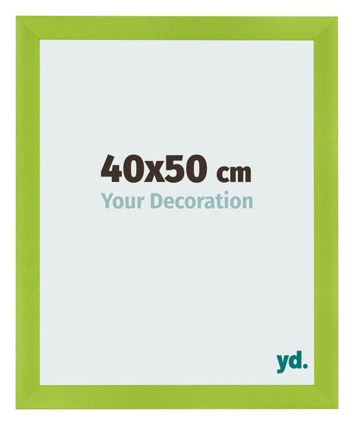 Cadre Photo 40x50cm Vert MDF Pisa De Face Mesure | Yourdecoration.fr