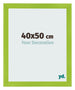Cadre Photo 40x50cm Vert MDF Pisa De Face Mesure | Yourdecoration.fr