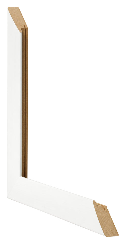 Cadre Photo 40x55cm Blanc Vintage MDF Pisa Detail Intersection | Yourdecoration.fr