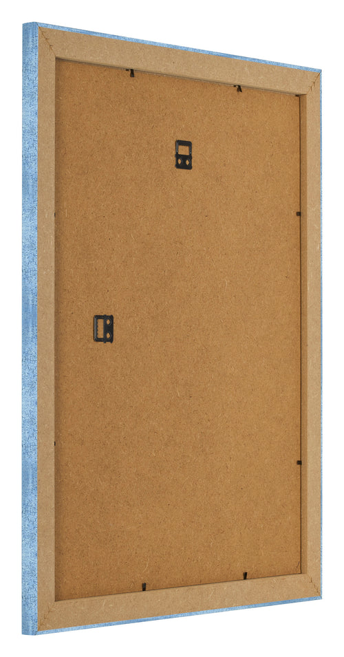 Cadre Photo 40x55cm Bleu Brillant Patine MDF Pisa Arriere Oblique | Yourdecoration.fr