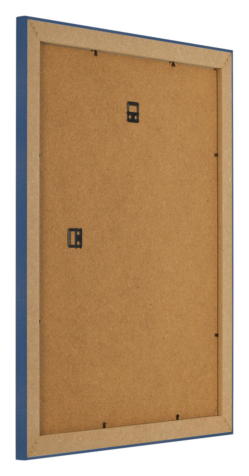 Cadre Photo 40x55cm Bleu Fonce Patine MDF Pisa Arriere Oblique | Yourdecoration.fr