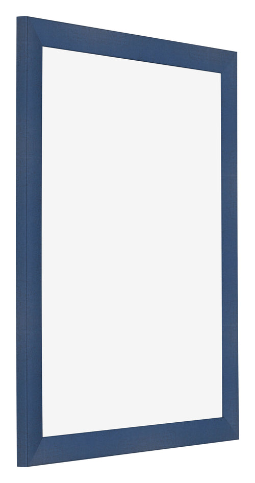 Cadre Photo 40x55cm Bleu Fonce Patine MDF Pisa De Face Oblique | Yourdecoration.fr