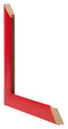 Cadre Photo 40x55cm Rouge MDF Pisa Detail Intersection | Yourdecoration.fr