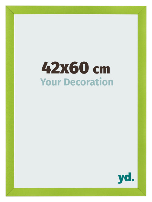 Cadre Photo 42x60cm Vert MDF Pisa De Face Mesure | Yourdecoration.fr