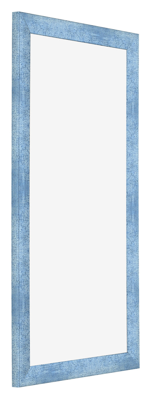 Cadre Photo 45x80cm Bleu Brillant Patine MDF Pisa De Face Oblique | Yourdecoration.fr