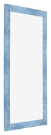 Cadre Photo 45x80cm Bleu Brillant Patine MDF Pisa De Face Oblique | Yourdecoration.fr