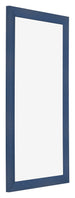 Cadre Photo 45x80cm Bleu Fonce Patine MDF Pisa De Face Oblique | Yourdecoration.fr