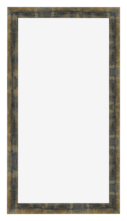 Cadre Photo 45x80cm Bleu Or Melange MDF Pisa De Face | Yourdecoration.fr