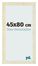 Cadre Photo 45x80cm Chene Sonoma MDF Pisa De Face Mesure | Yourdecoration.fr