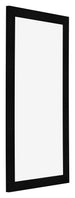 Cadre Photo 45x80cm Noir Argent Poli MDF Pisa De Face Oblique | Yourdecoration.fr