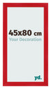 Cadre Photo 45x80cm Rouge MDF Pisa De Face Mesure | Yourdecoration.fr